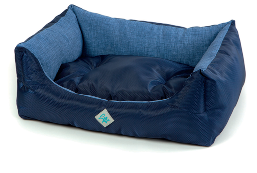 [P3130402] LEO PET CAMA RODI CON COJIN DESENFUNDABLE AZUL 60X70 CM