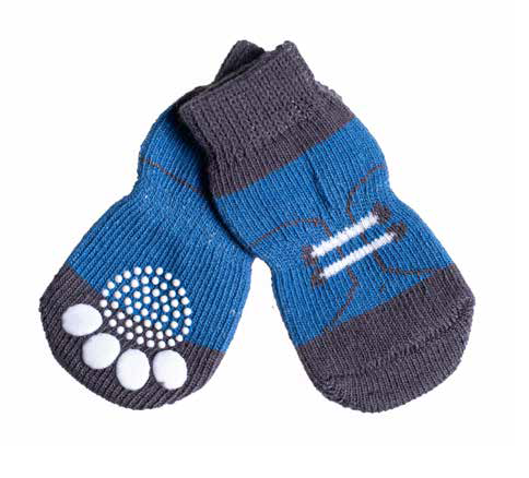 [PS013BL] LEO PET CALCETINES PARA PERRO SNEAKERS BLU TALLA L