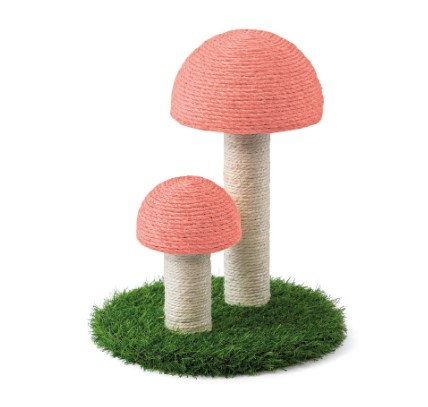 [TG524190] LEO PET RASCADOR GATO SETAS ROSA 30X30X35H CM