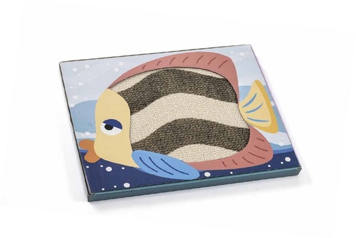 [TG527900] LEO PET RASCADOR GATO ACUARIO CARTÓN 38.5X32X3 CM (2 UND.)