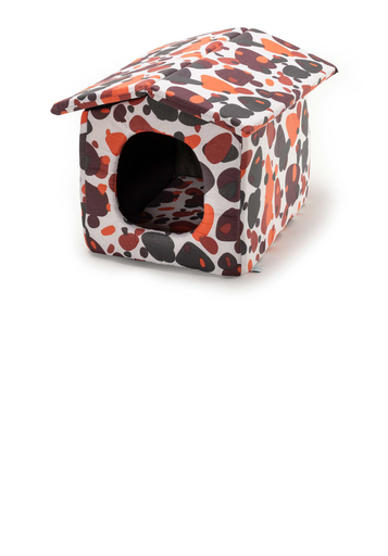 [VC4858000] LEO PET CASA LUJO 47X35X35H CM TELAS SURTIDAS