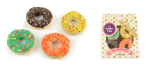 [LDVDNT] LEO PET GALLETAS DONUT PARA PERROS CAJA 4 DONUTS (8 UND.)