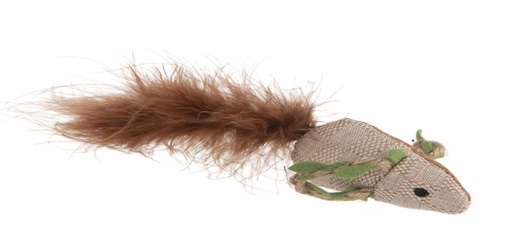 [GH953003] LEO PET JUGUETE GATO "RATON CON PLUMAS" (4 UND.)