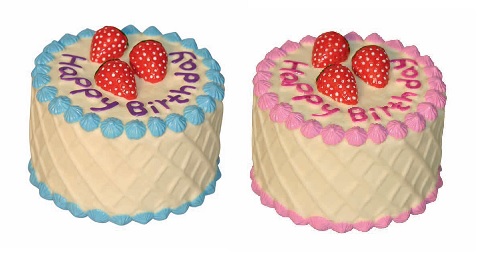 [K82310] LEO PET JUGUETE TARTA CUMPLEAÑOS VINILO 10 CM