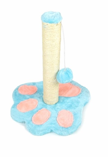 [TG526330] LEO PET RASCADOR GATO "ZAMPA" ROSA Y TURQUESA 35 CM