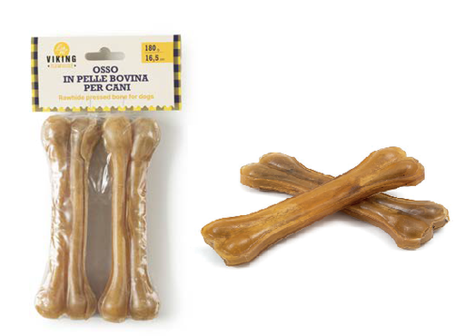 [VK0203] LEO PET HUESO PRENSADO 16,5 CM (BOLSA 2 UND.)
