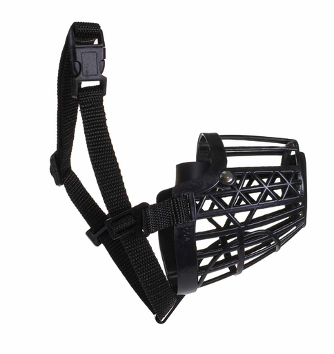 [CG01003] LEO PET BOZAL PARA PERRO TALLA S COLOR NEGRO C=Ø 24 CM/ 6 CM 