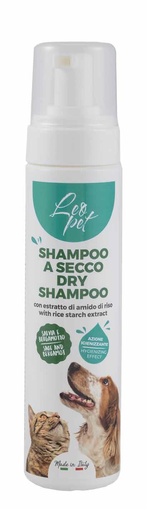 [IC767714] LEO PET CHAMPÚ ESPUMA SECO 200 ML PERRO- GATO 