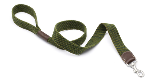 [DV39.120] LEO PET CORREA DE CINTA COLOR LISO VERDE LAVADO 120CM