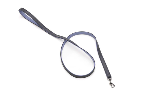 [DV49120BL] LEO PET CORREA DE CUERO BICOLOR AZUL MARINO Y AZUL CLARO 120X1.5CM 